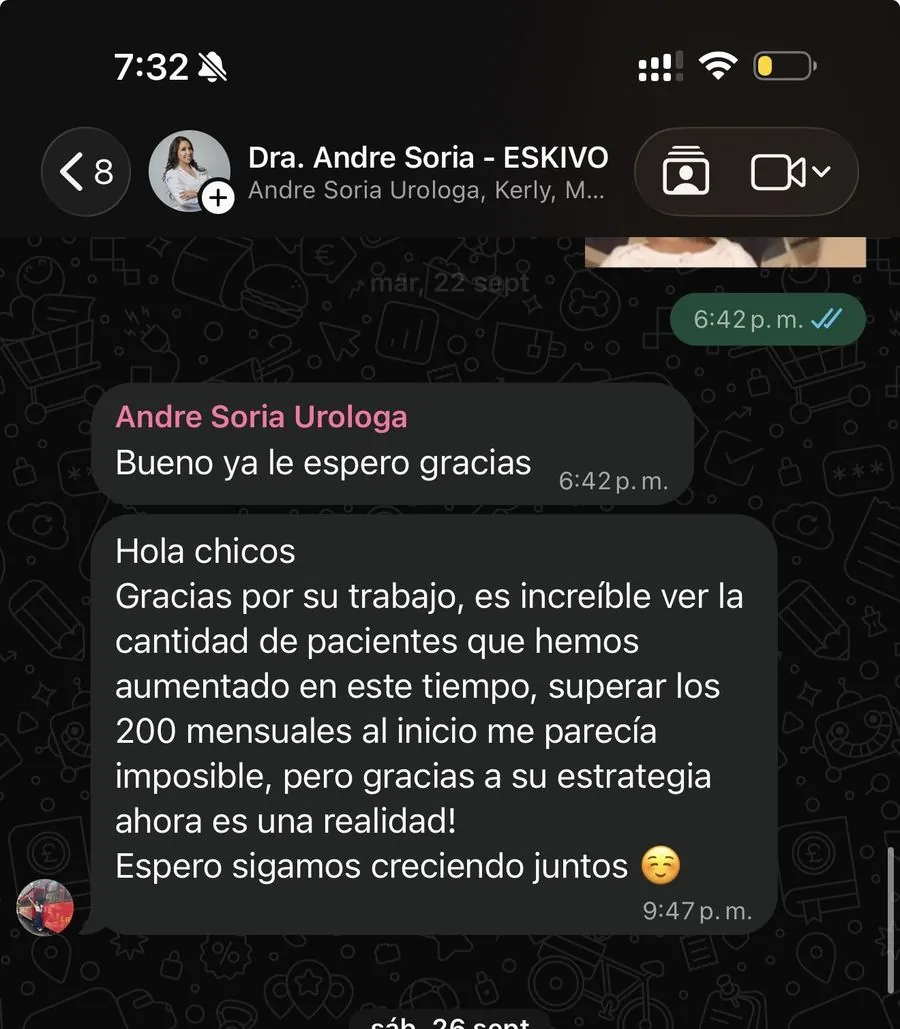 La Dra. Andre Soria cuenta que superó los 200 pacientes mensuales