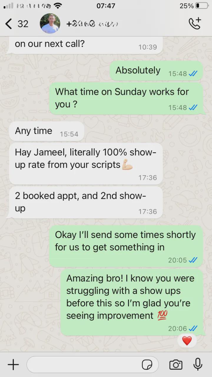 Client result