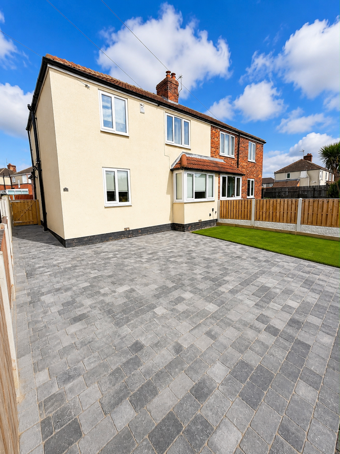 Driveway project in Pudsey