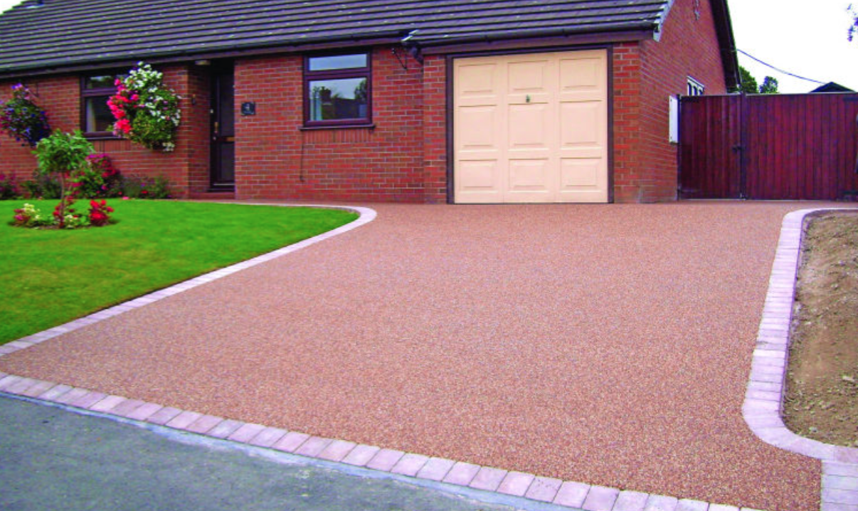 Driveway transformation - after
