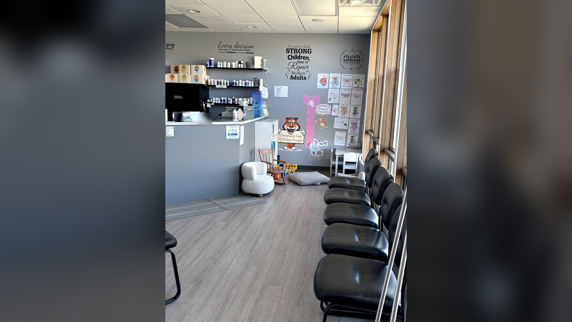 Reception and waiting area