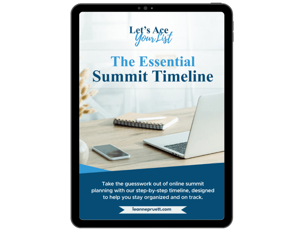 The Essential Summit Timeline guide