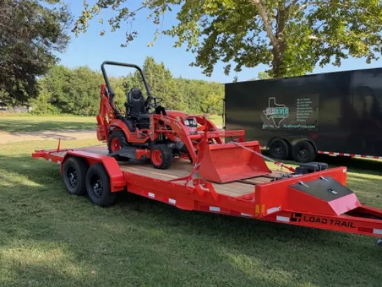 Orange Hydraulic Tilt Deck