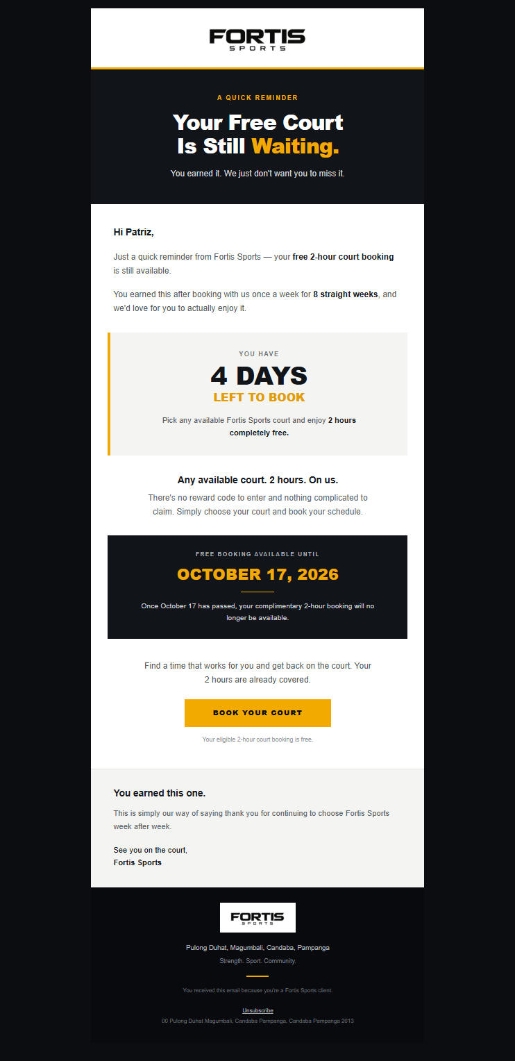 Fortis email 2