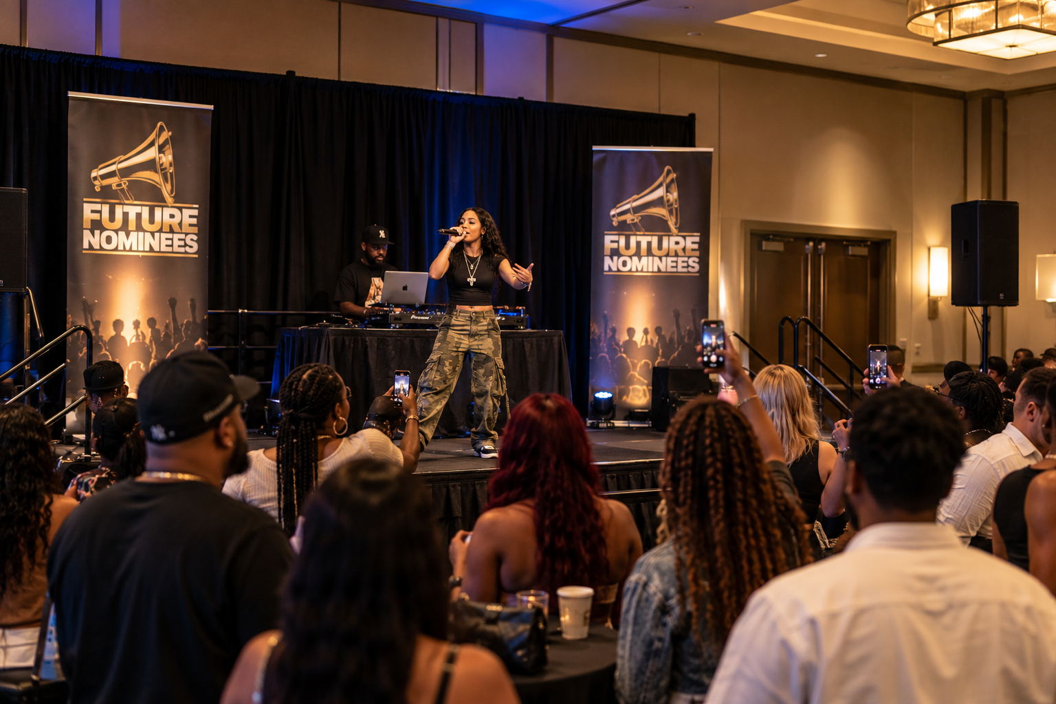 Future Nominees artist performing live