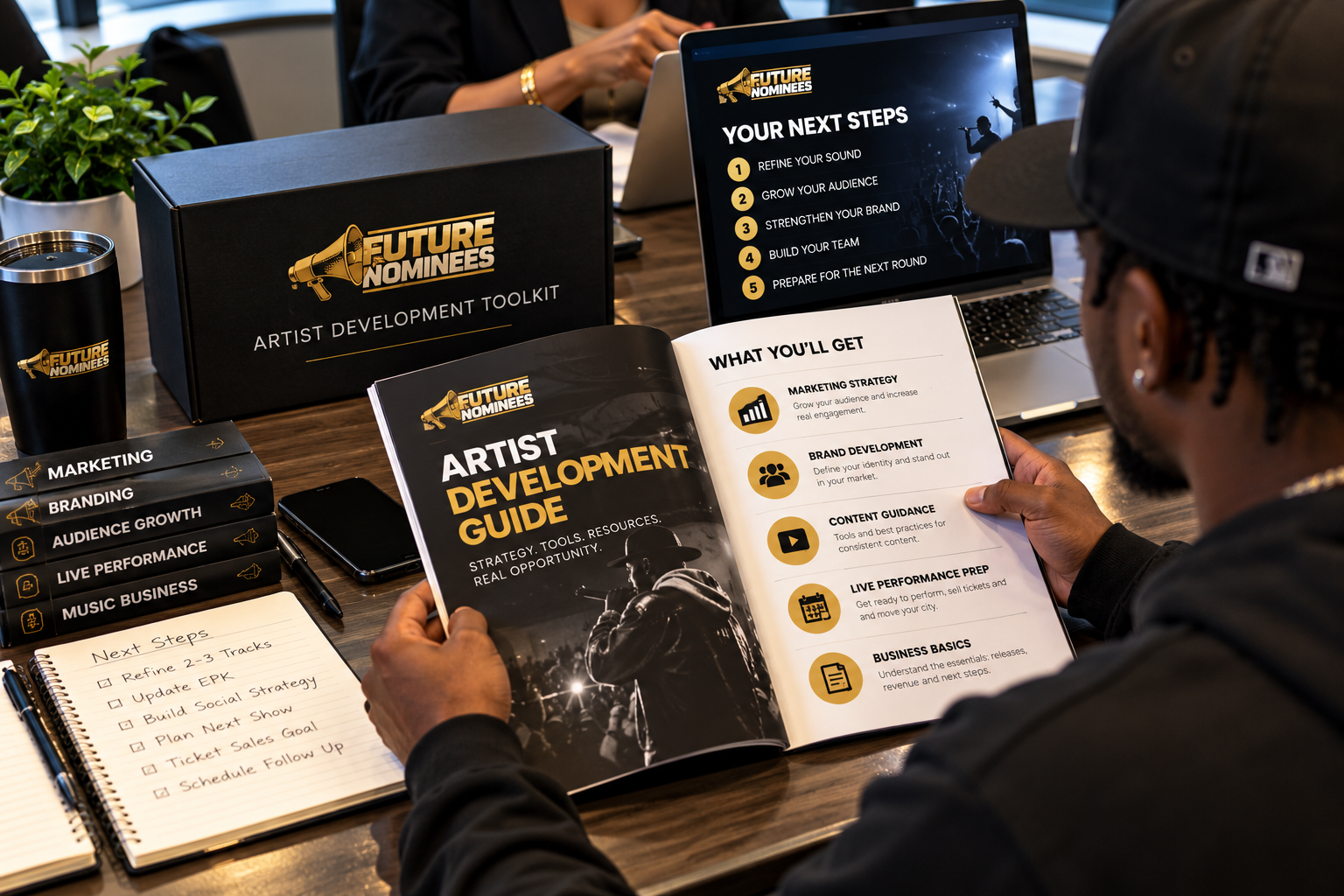 Future Nominees artist development tools and resources