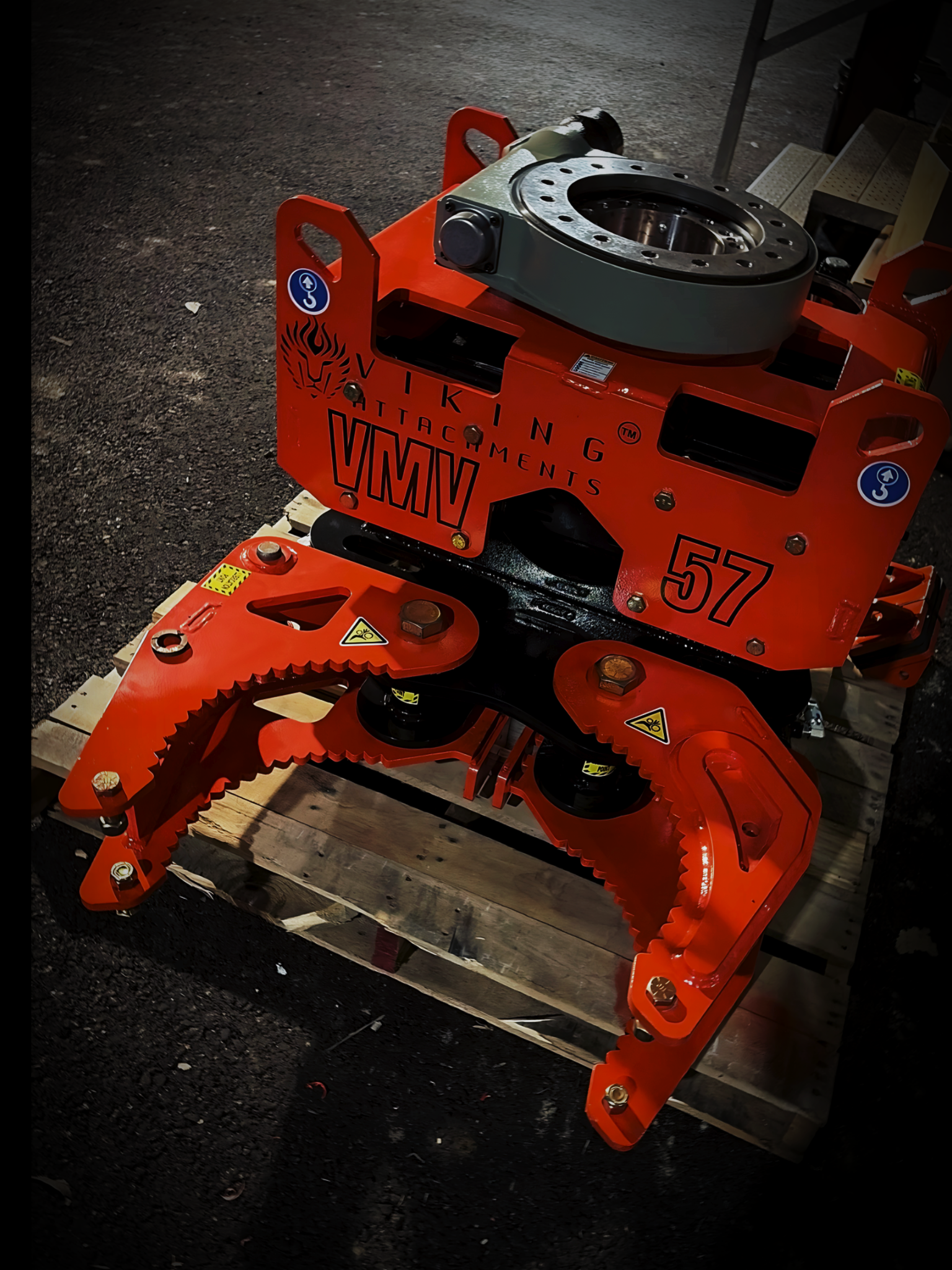 VMV 57 hydraulic vibratory pile driver