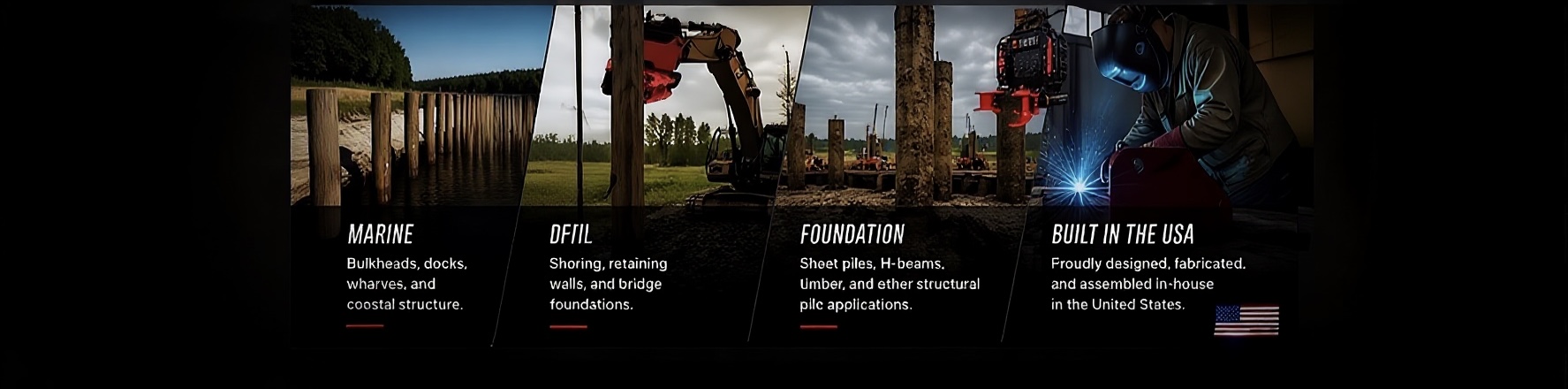 VMV Series vibratory pile drivers built for real jobsite performance
