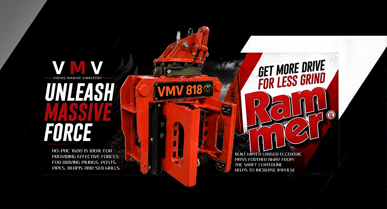 Ho-Pac hydraulic vibratory technology featured in the VMV 818