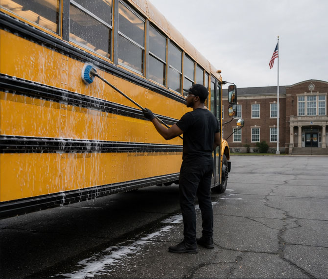 School Bus Detailing