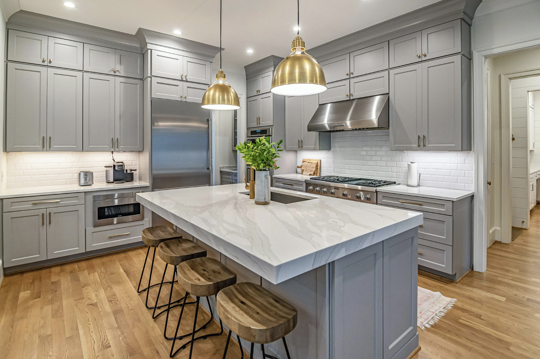 Premier Cabinet & Granite finished kitchen remodel