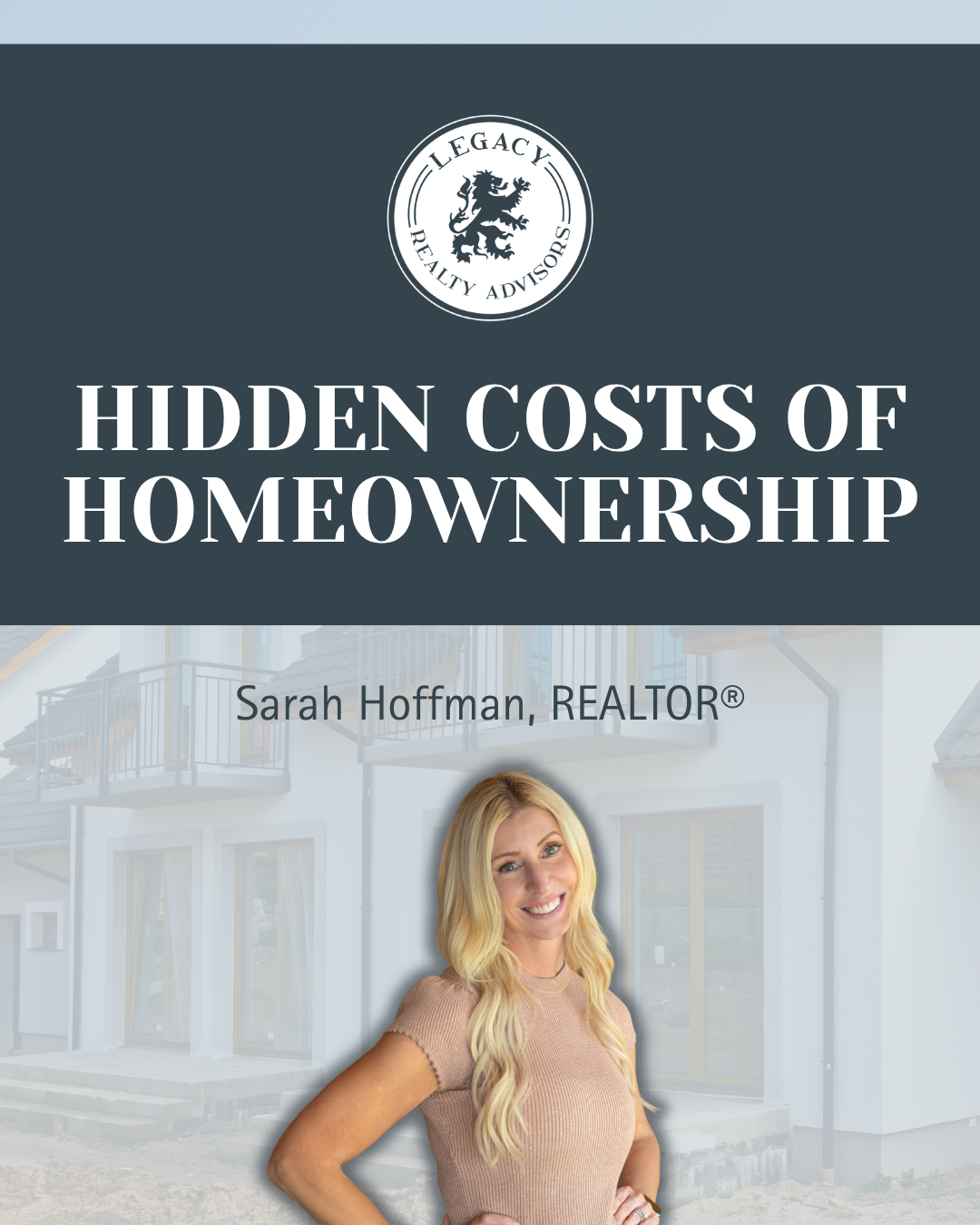 Sarah Hoffman explaining what the costs are of owning a home beyond a mortgage payment when purchasing a home Sarah Hoffman explaining what the costs are of owning a home beyond a mortgage payment when purchasing a home