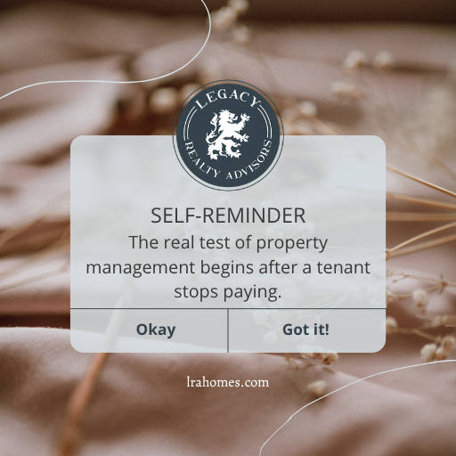 Self reminder for Tulsa landlords that tenant screening reduces risk but cannot guarantee a perfect tenant or prevent every rental property challenge.