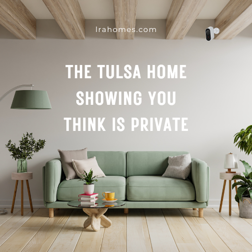 Hidden camera during home showing in Midtown Tulsa real estate listing