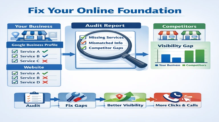 LPR Audit Infographic - Local Pack Rankings