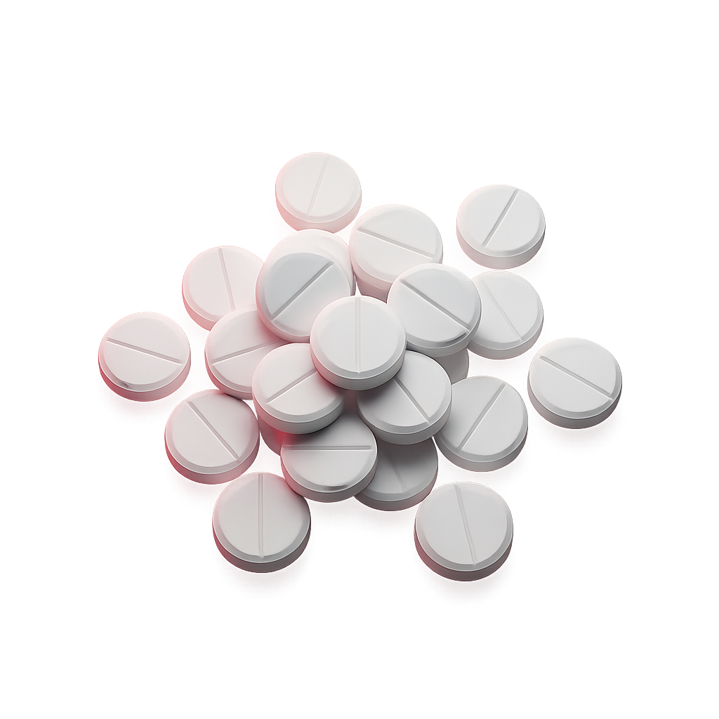 Floating 3D supplement tablets