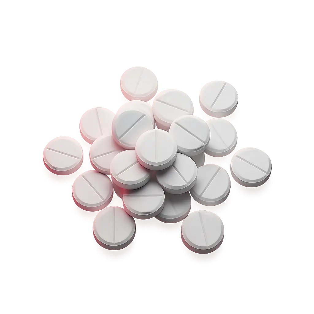 Floating 3D supplement tablets