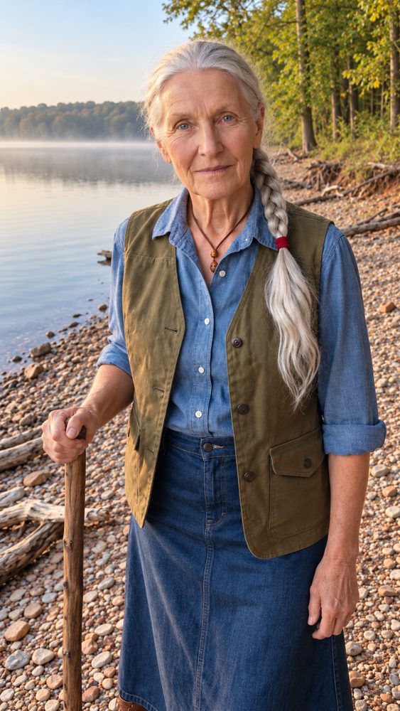 Momma Hazel at The Lake