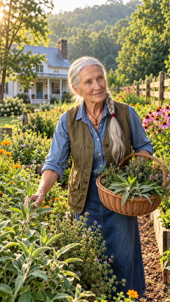 Momma Hazel at The Garden