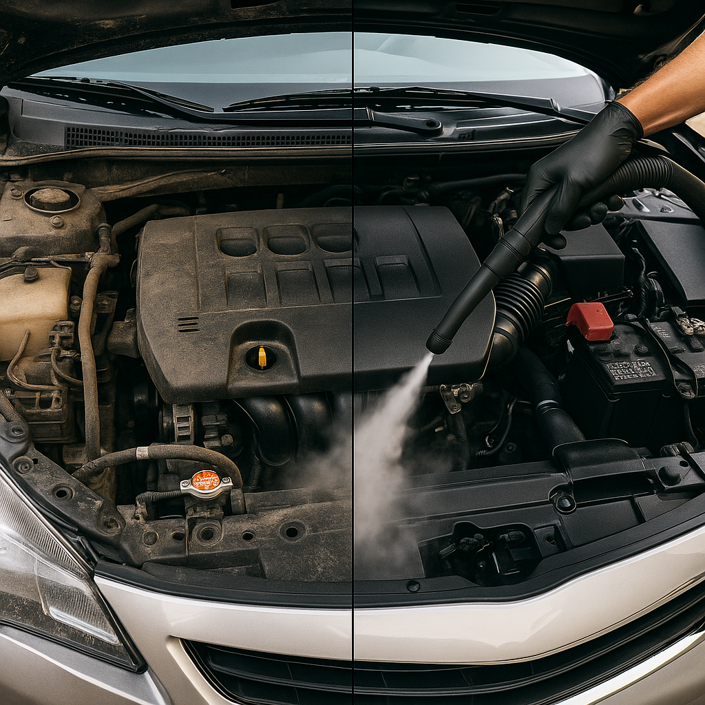 Tech washing car