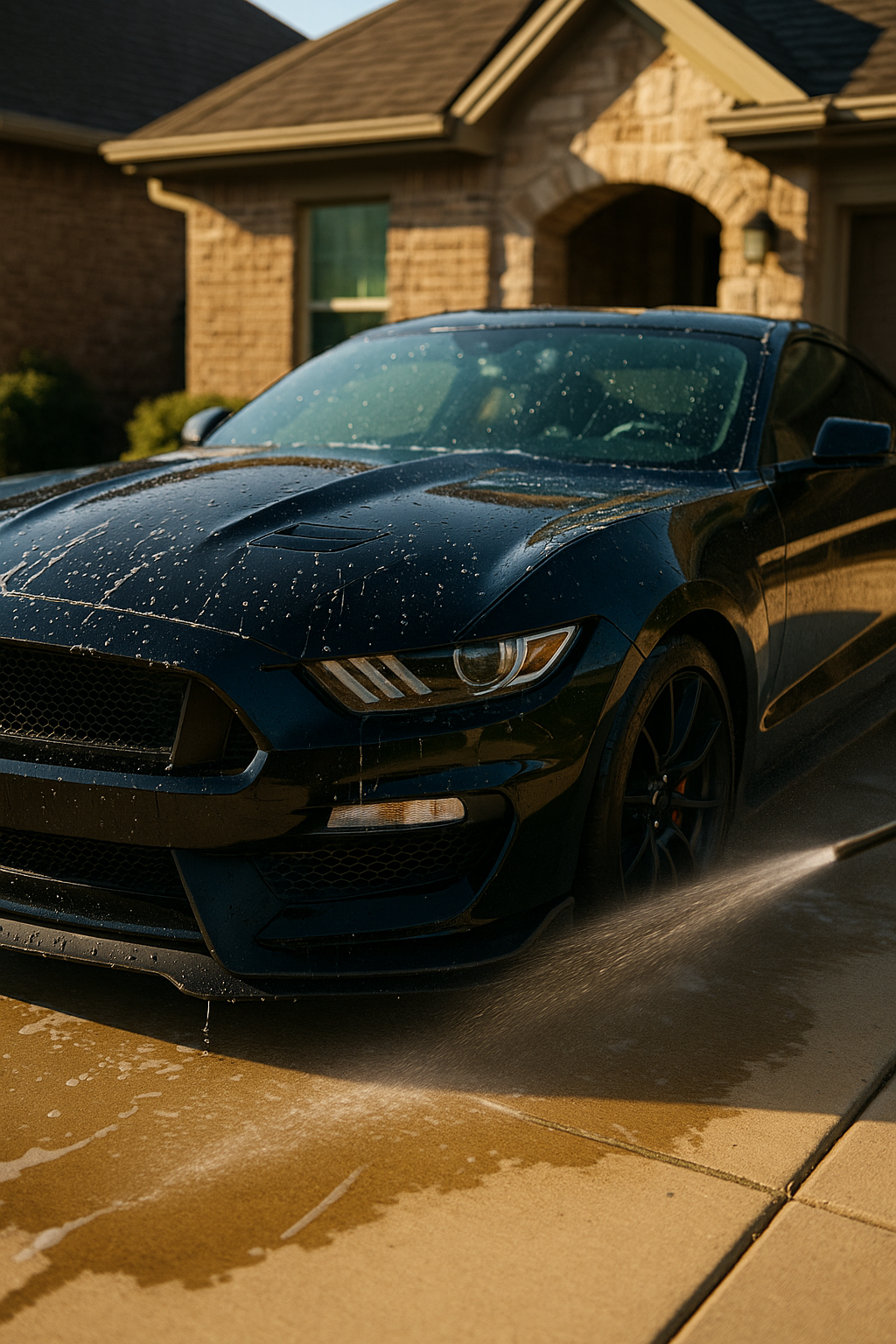 clean fast car