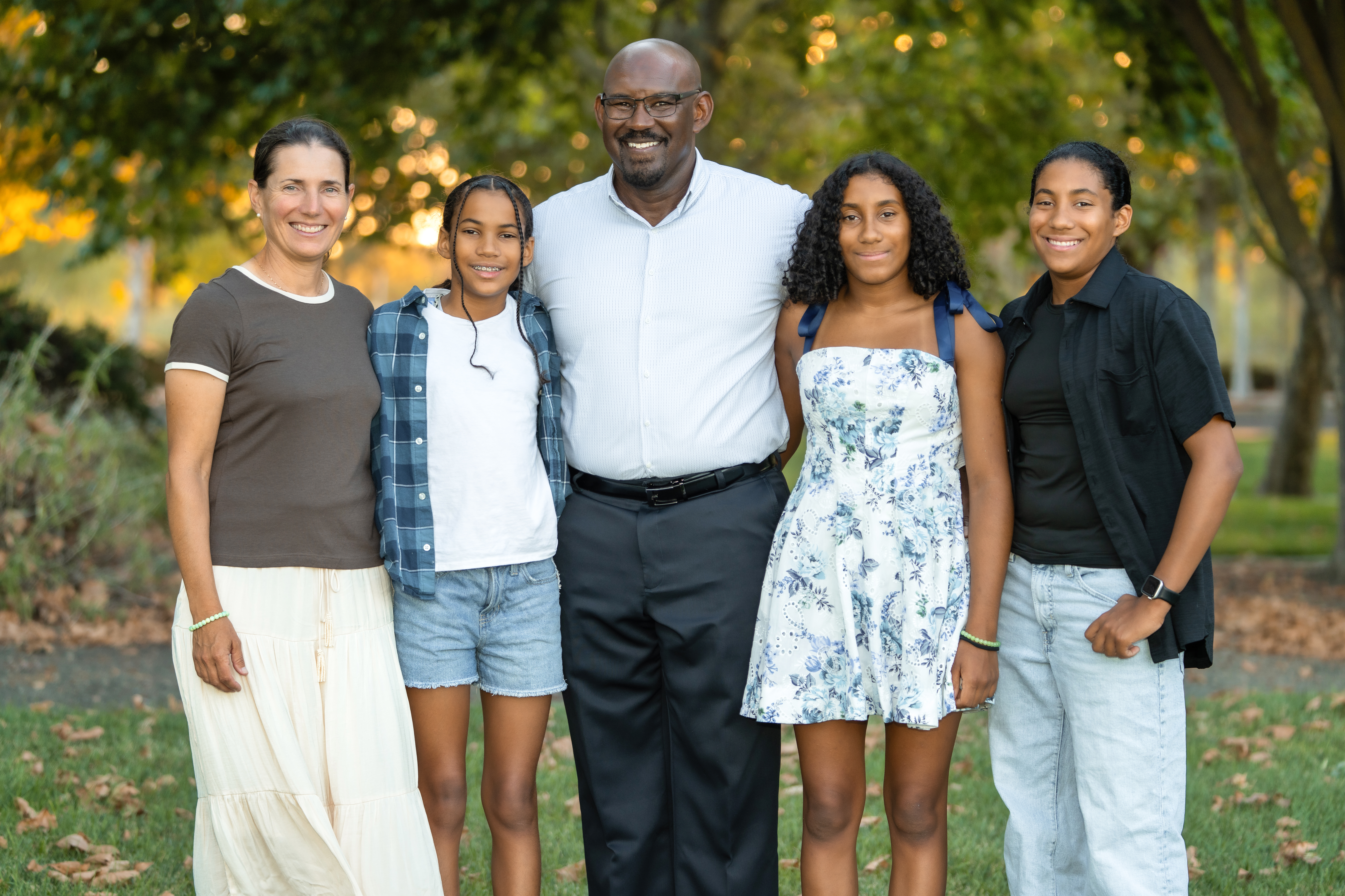 Preston Jackson with his family