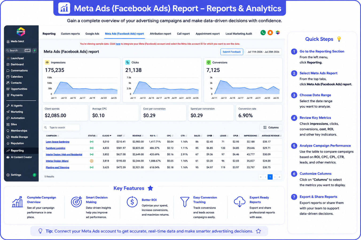Ad Manager Connect Accounts Interface