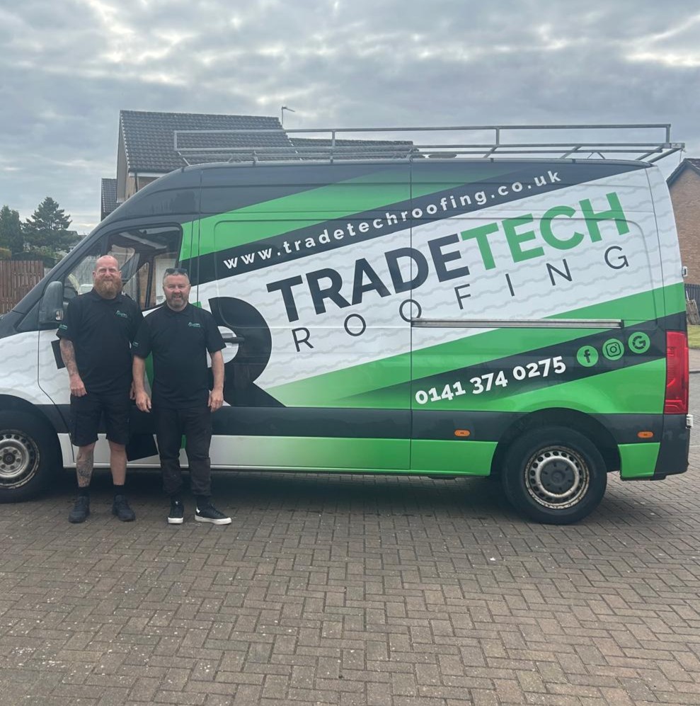 Paul Doolan and John Bell, TradeTech Roofing