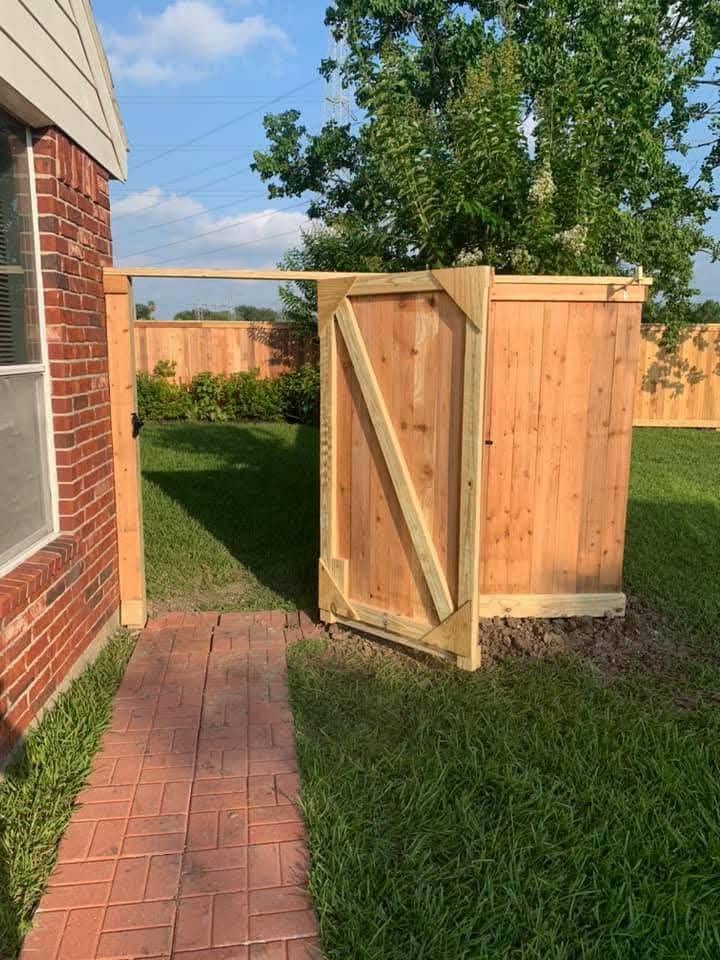 Recent fencing installation 2