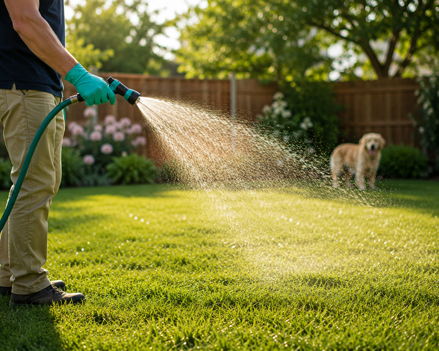 Fresh Yard Co Wysiwash sanitizer treatment for a cleaner yard kennel and dog toys