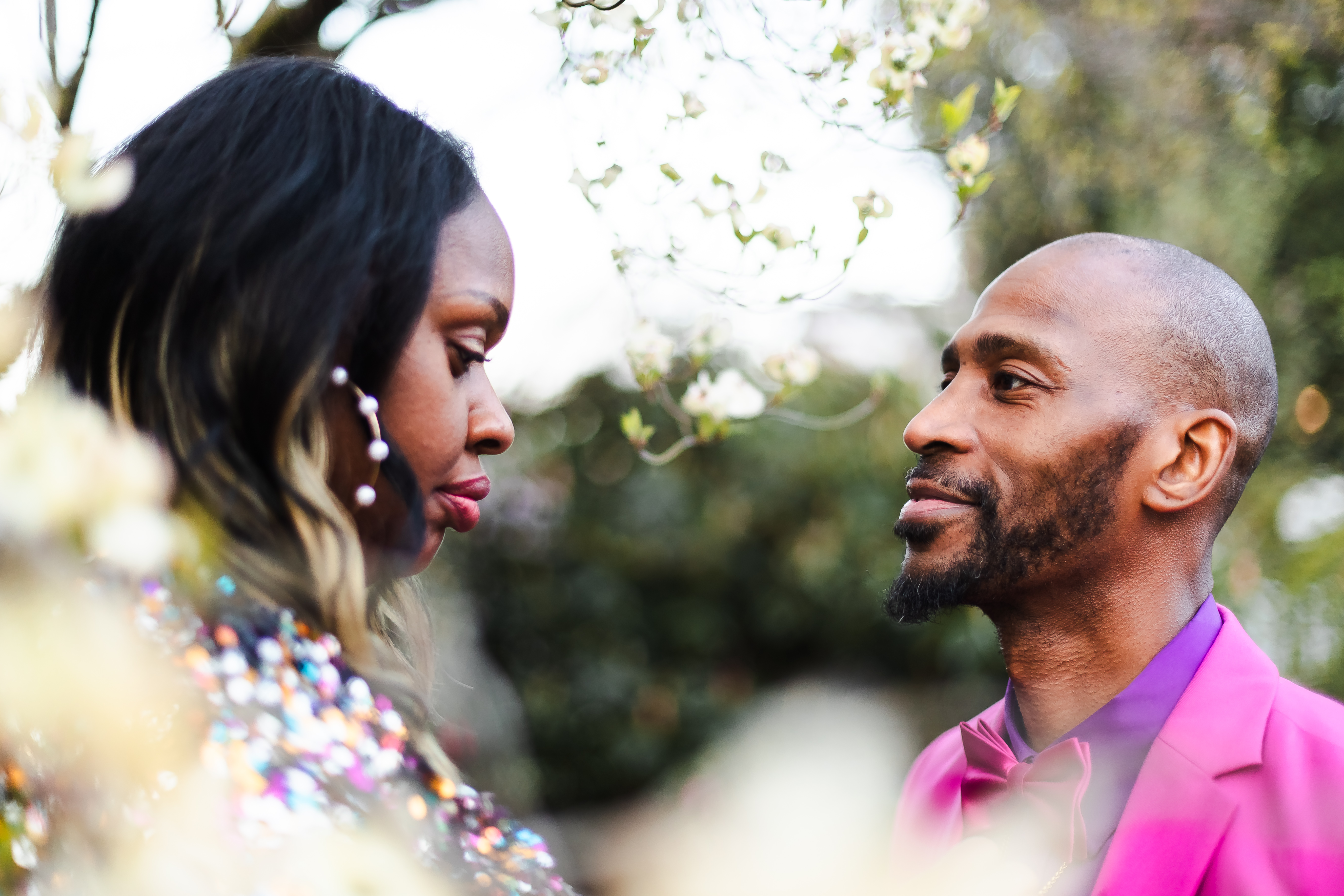 Margie and her husband — anniversary moment showing trust