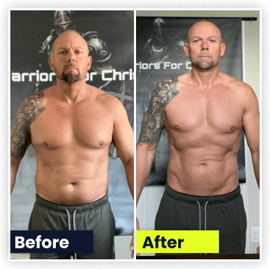 Bobby before and after