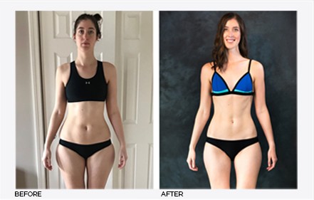 Client before and after