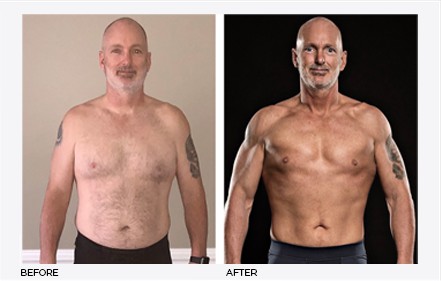 Client before and after