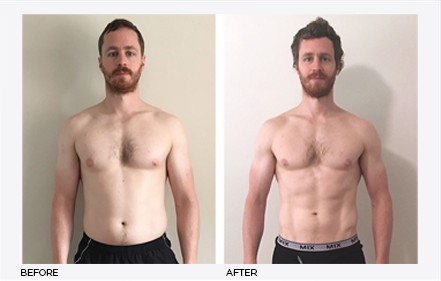 Client before and after