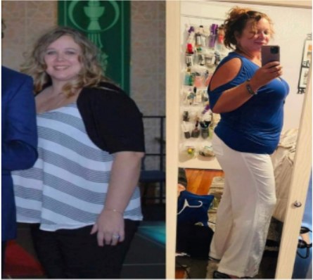 Heather before and after