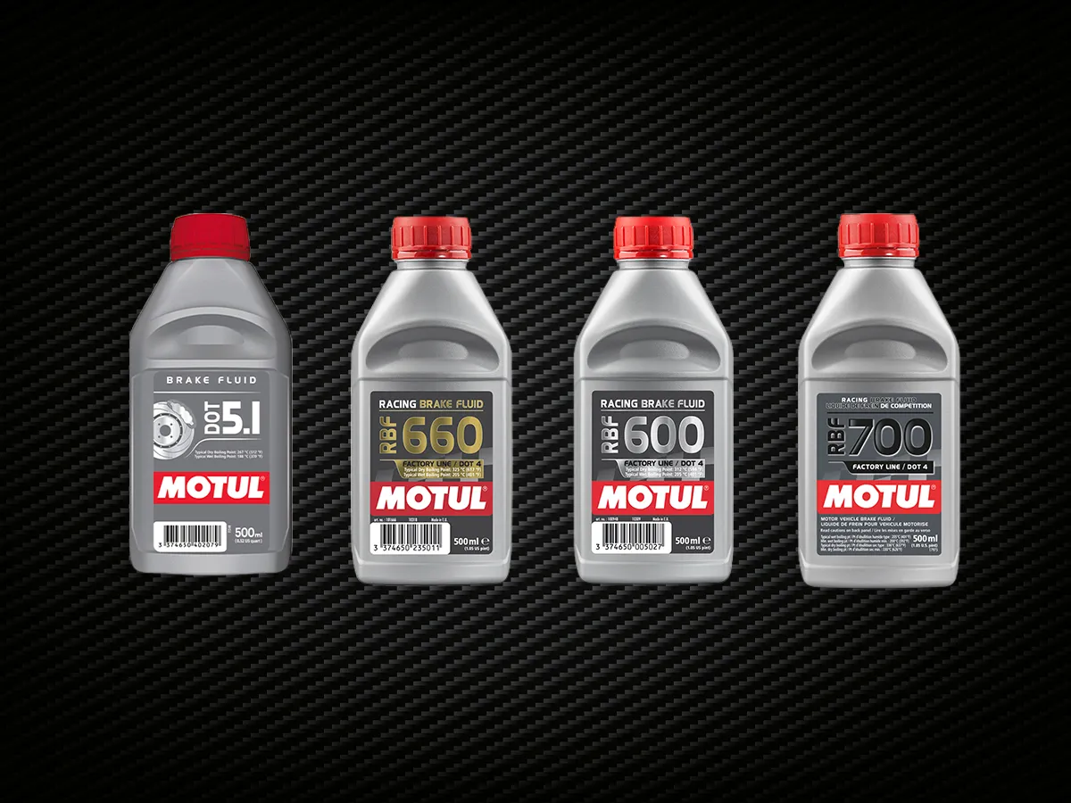 Motul RBF 600 and RBF 660 racing brake fluid