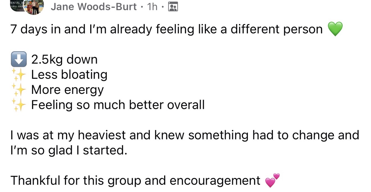 Burn+ customer result