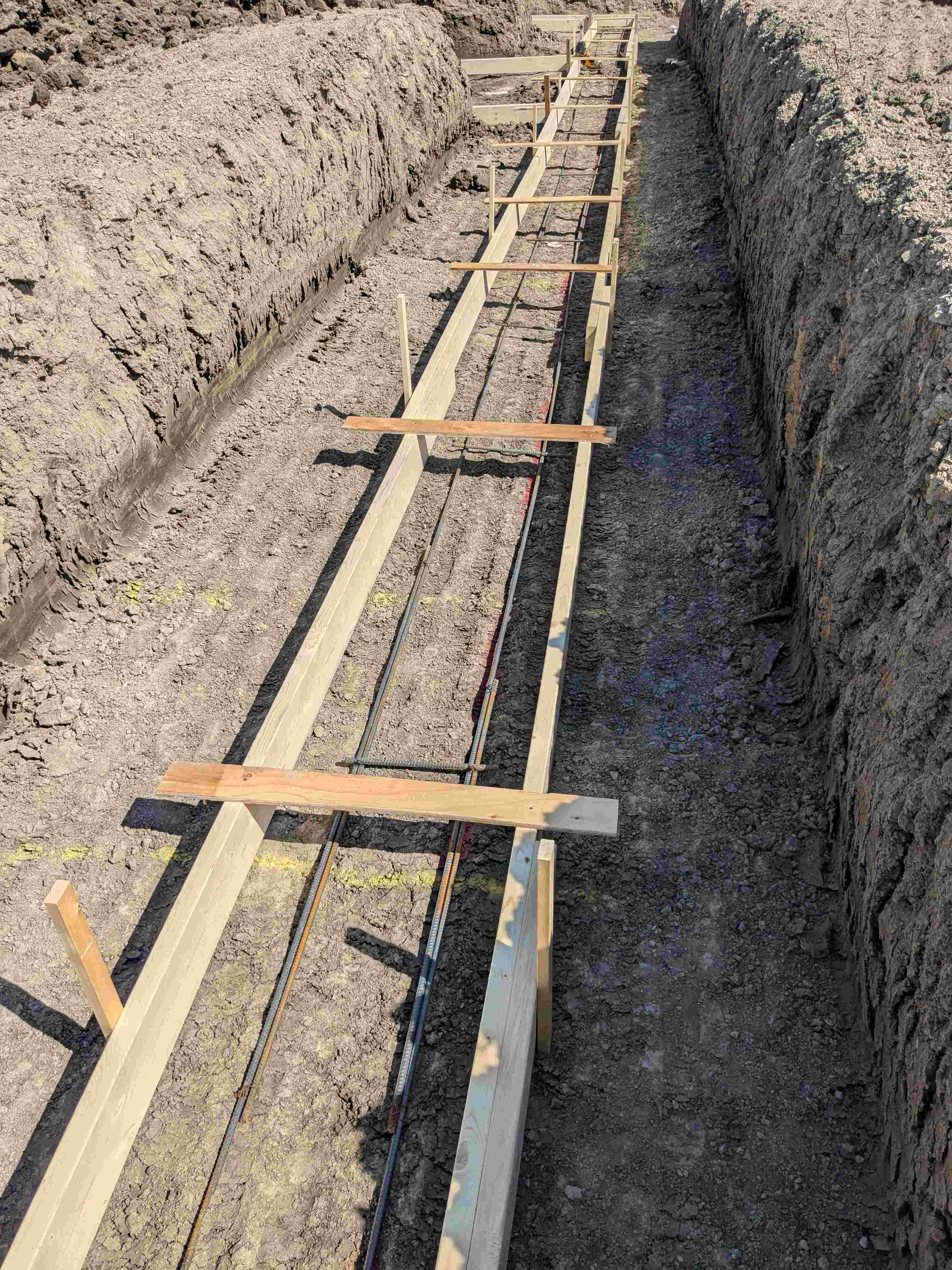 ICF Wall Construction Phase