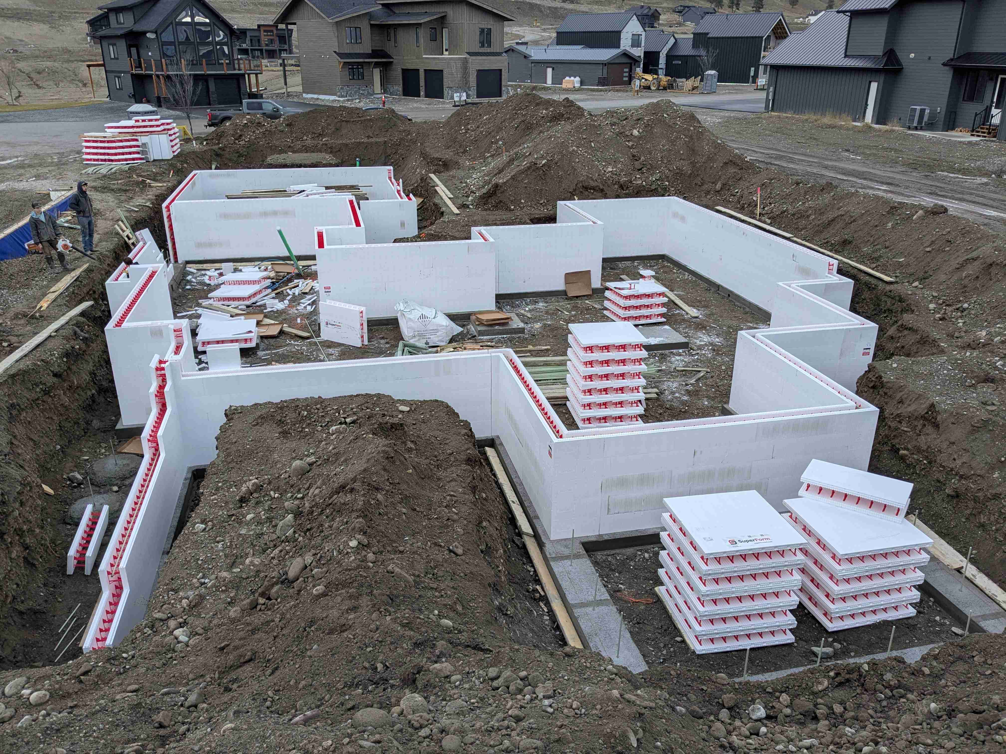 ICF Wall Bracing Detail