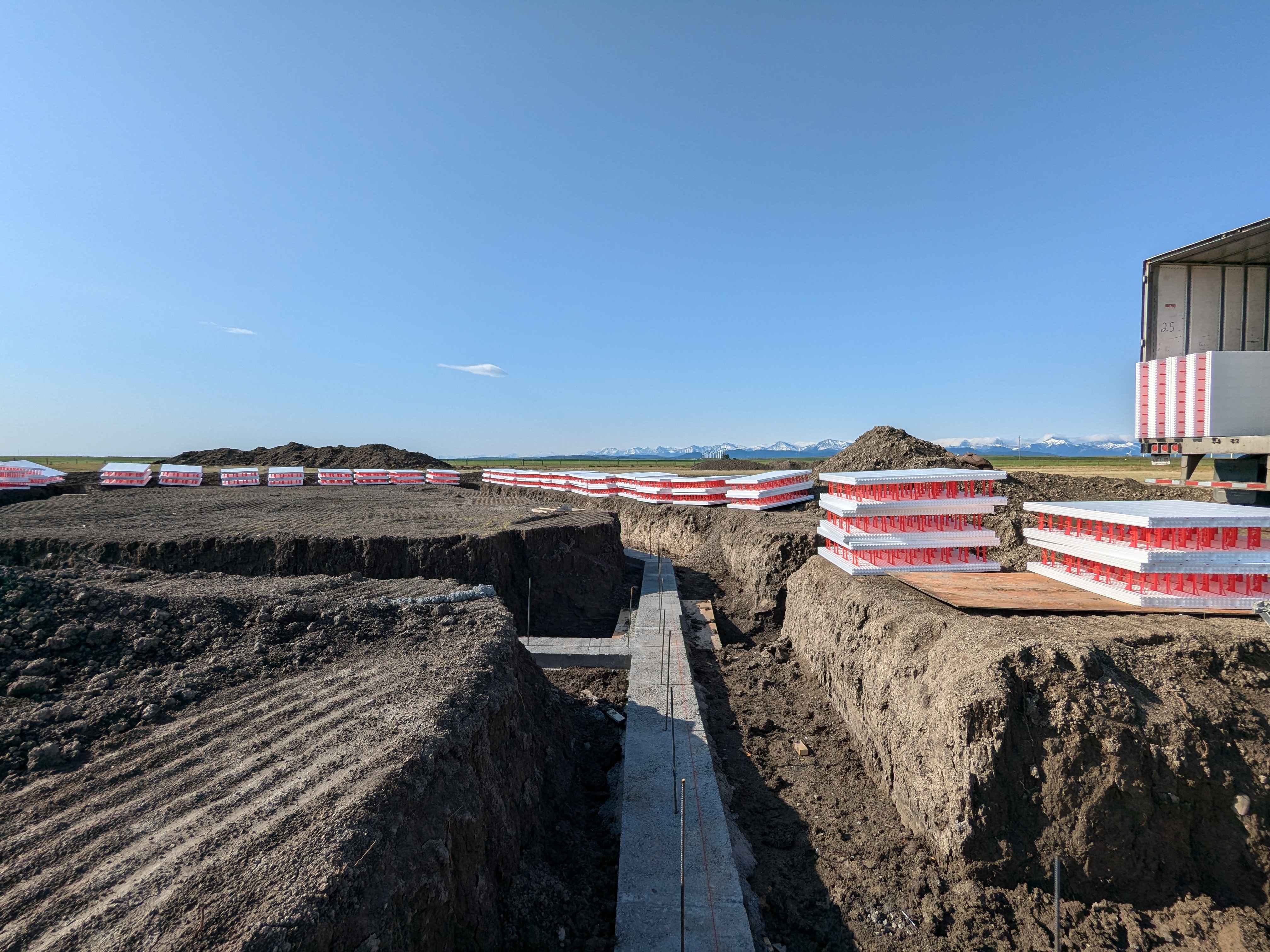 Footing Concrete Pour