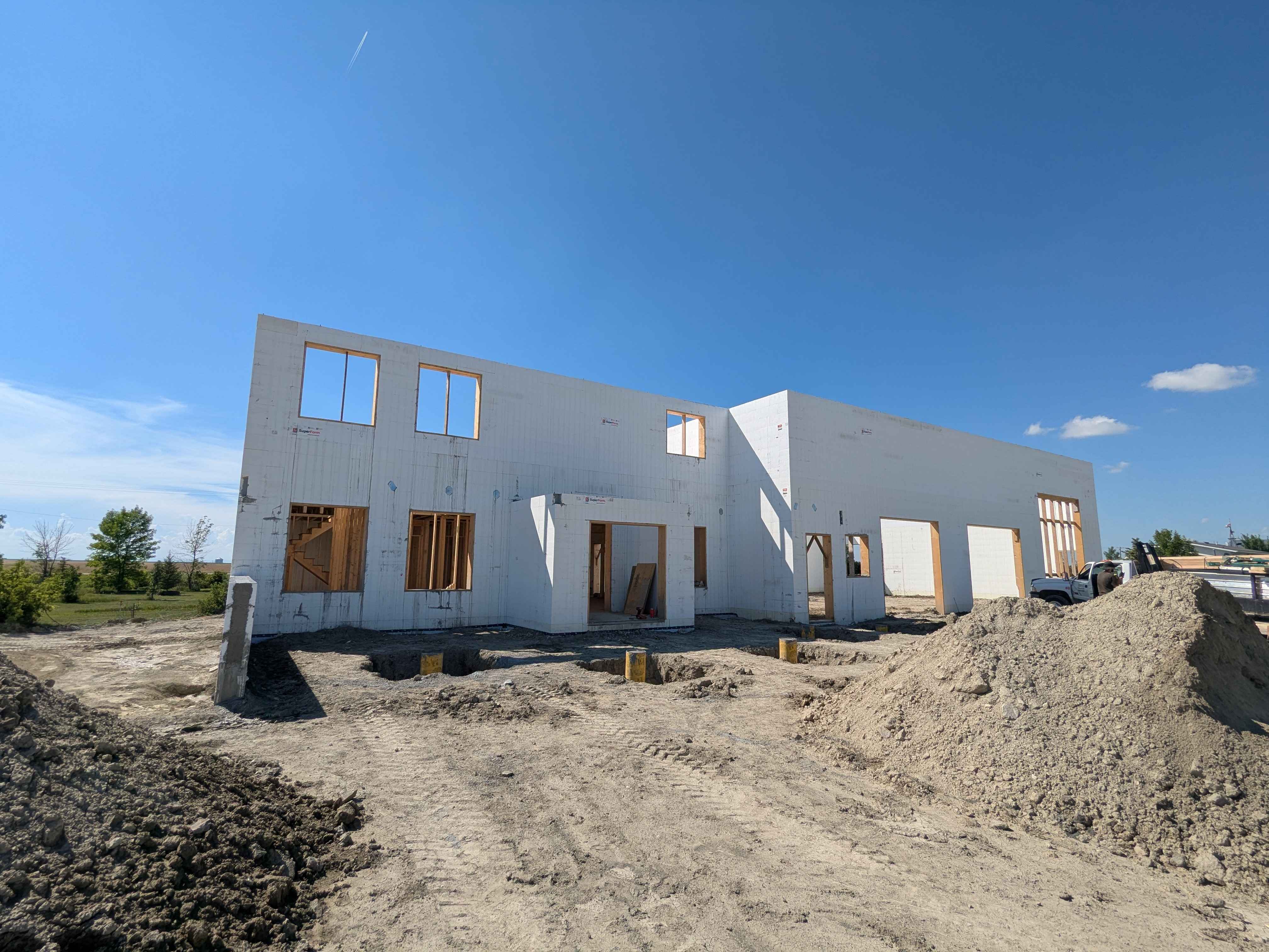 Multilevel ICF Home Build