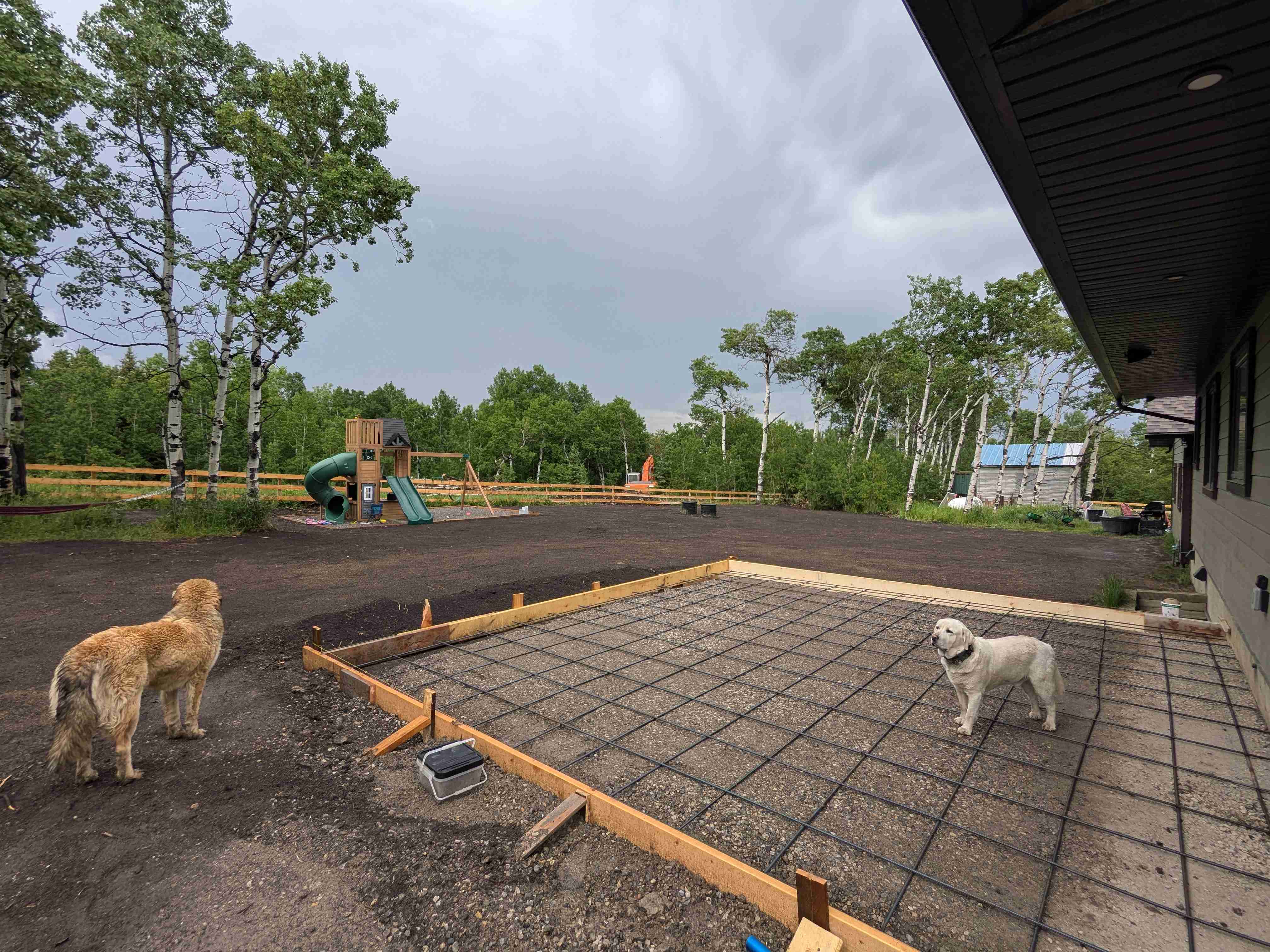 ICF Wall Stacking Phase