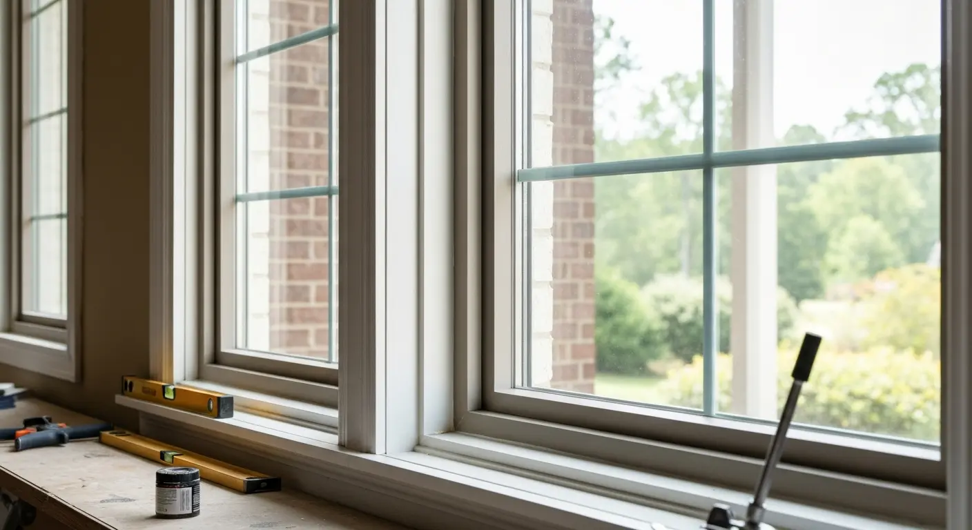Fiberglass window installation