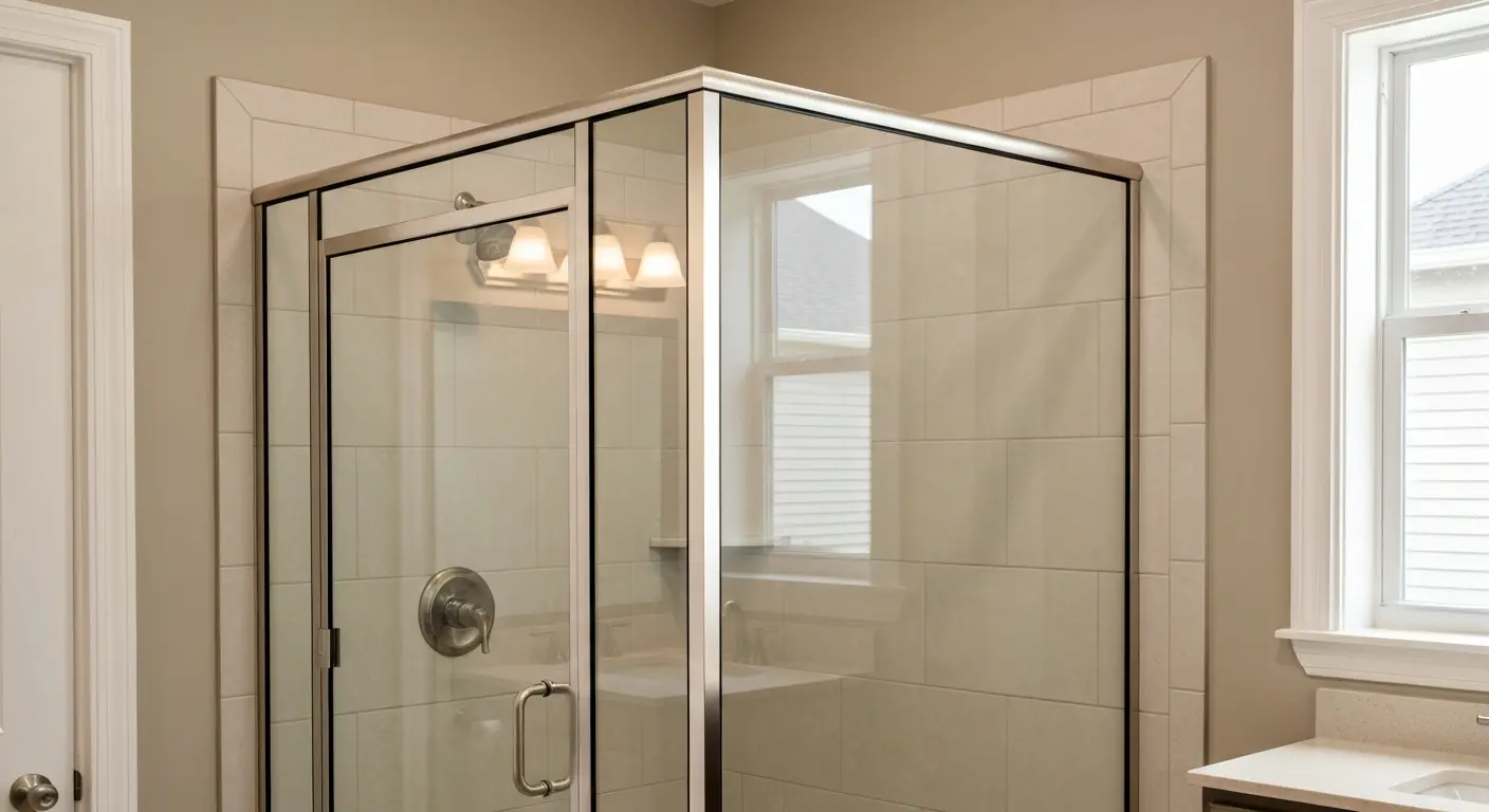 Framed shower door