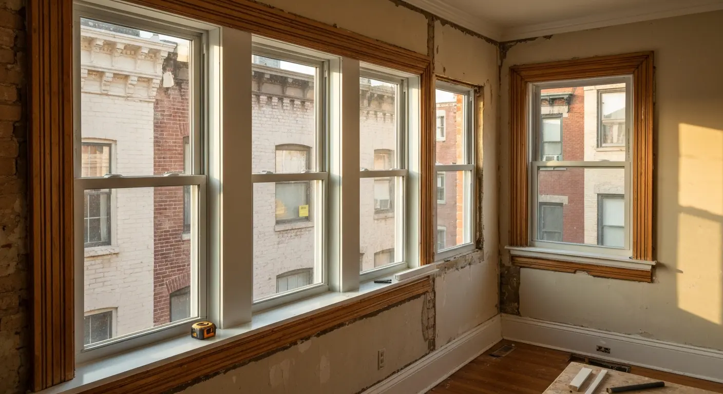 Vinyl window replacement