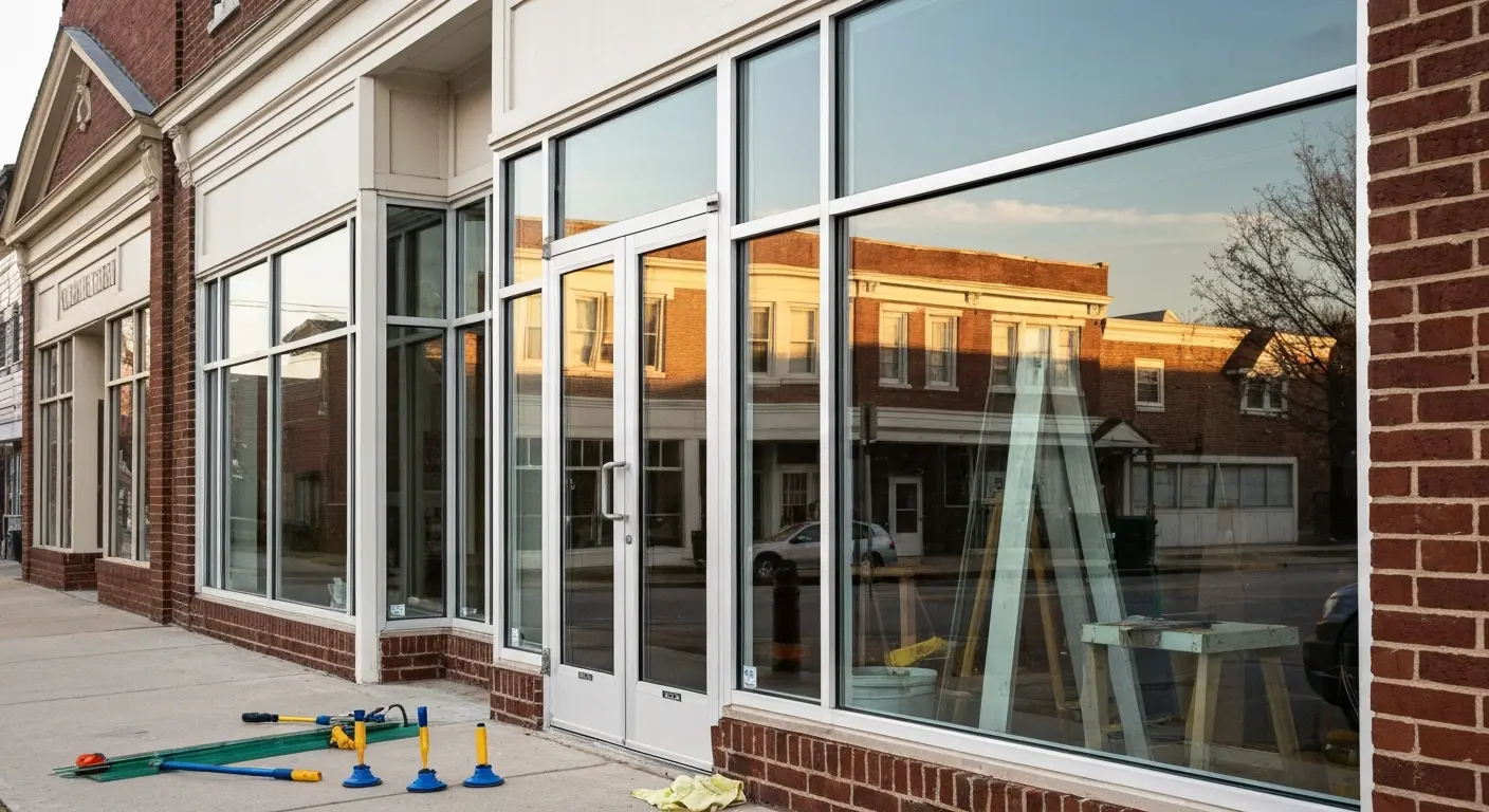 Commercial glass replacement