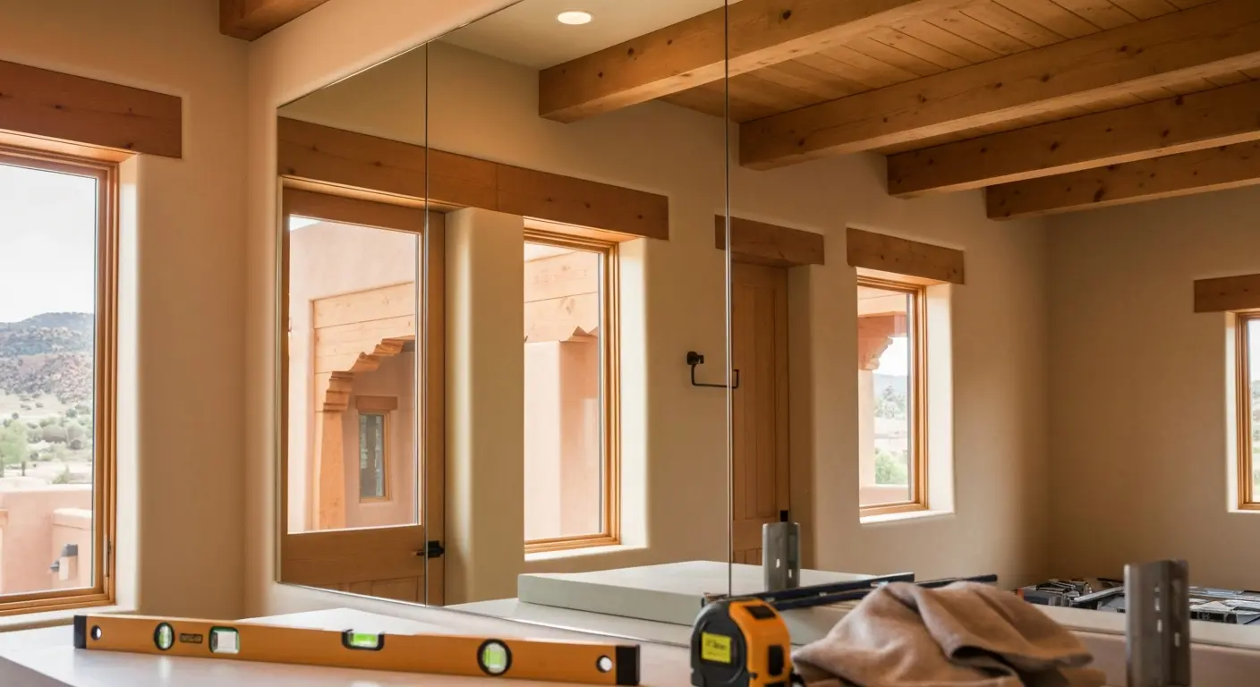 Custom mirror installation