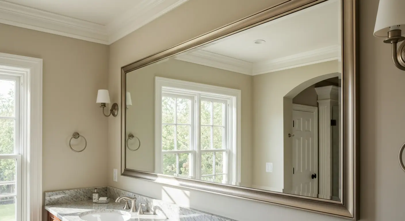 Custom mirror installation