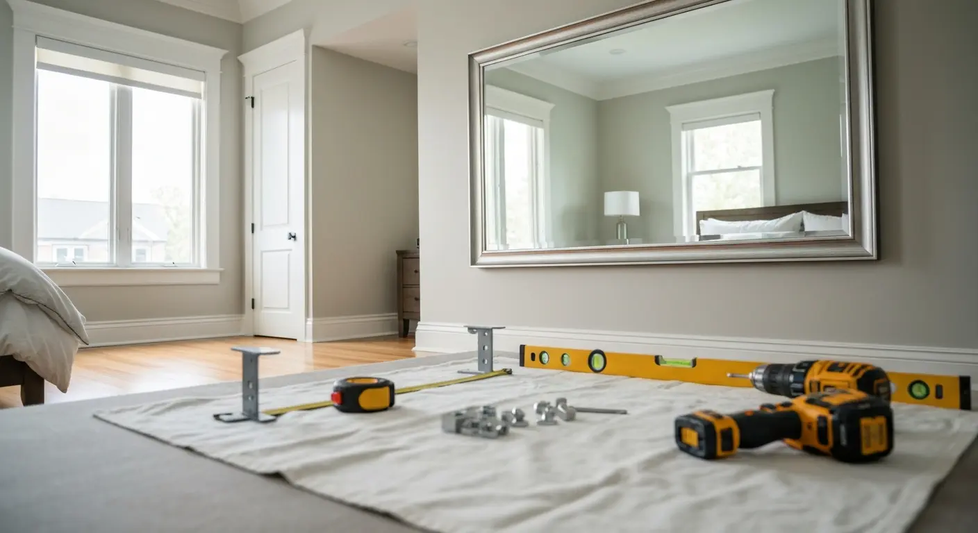 Custom mirror installation